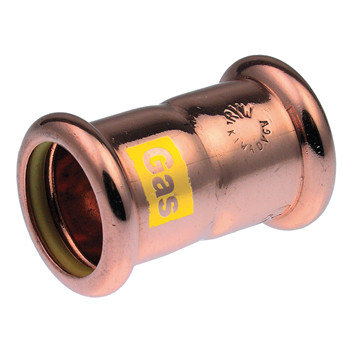 15mm Xpress Copper GAS Straight Coupling SG1 - 39700