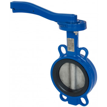 150mm ART115 Ductile Iron Wafer Butterfly Valve PN16