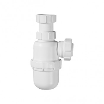 40mm 411T.15 White Adjustable Telescopic Bottle Trap