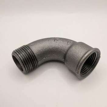 32mm OA192 Black Malleable Iron Male/Female Bend