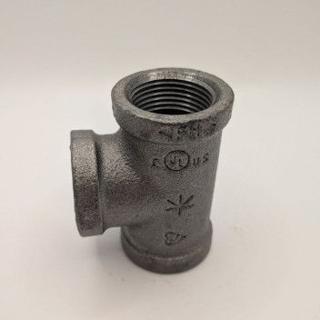 20mm OA161 Black Malleable Iron Tee