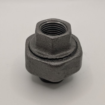 25mm OA256 Black Malleable Iron Union