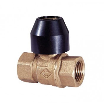 25mm D171LS Bronze Lockshield Ball Valve PN25 FxF