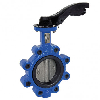 65mm ART140 Ductile Iron Lugged and Tapped Butterfly Valve PN16