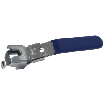 C1 ART257C Nickel Plated Blue Locking Lever for Albion Ball Valves