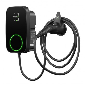 QUBEV Smart Type 2 5M Tethered 32A 7.4kW EV Charger