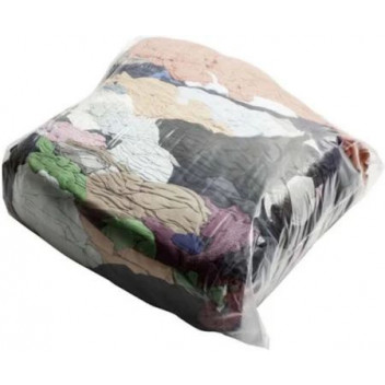 10kg Box of Coloured Rags