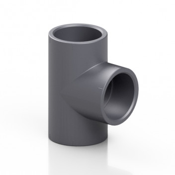 2\" TIA PVC-U Plain Solvent Cement Tee