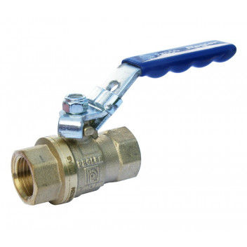 50mm PB550PT DZR Brass Ball Valve Blue Lever Parallel Thread PN25 FxF