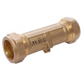 22mm ART37 DZR Brass Compression Double Check Valve PN10