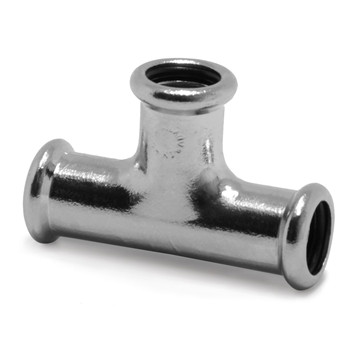 15mm Xpress Chrome Equal Tee S24CP - 38711