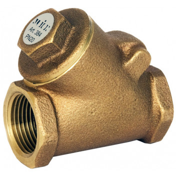 40mm ART384 Bronze Swing Check Valve BSP Taper FxF PN20