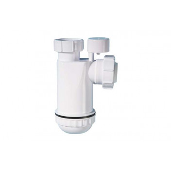 32mm 411AS.125 White Anti Syphon Bottle Trap