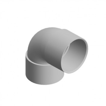 40mm 202.125.91 Grey 91deg Double Socket Knuckle Bend