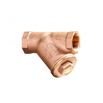 20mm D297 Bronze Strainer with 0.75mm Screen PN32 FxF