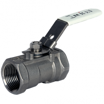 50mm ART901L Stainless Steel 1 Piece Ball Valve BSPT FxF PN55