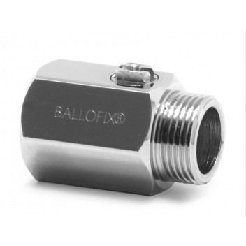 1/2\" x 1/2\" 3310ZA Chrome Plated Brass Ballofix Isolating Ball Valve PN16 MxF