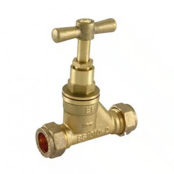 15mm EN1213 (BS1010) Brass Stopcock CxC