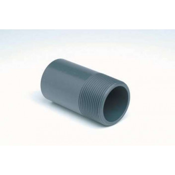 1.1/2\" BNC PVC-U Plain/BSP Barrel Nipple RFCBNC0500 1.1/2\" BNC PVC-U Plain/BSP Barrel Nipple RFCBNC0500