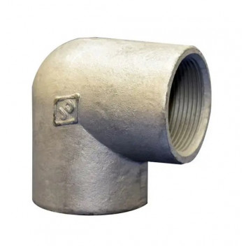 25mm Galvanised Wrought Iron Elbow