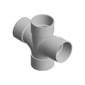 40mm 206.15.91 Grey 91deg Swept Cross