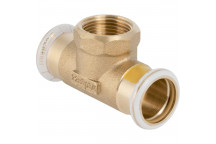 22mmx3/4\" Geberit Mapress 34737 Copper Gas Branch Tee with Female Thread