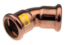 28mm Xpress Copper GAS 45 Degree Elbow SG21 - 39827