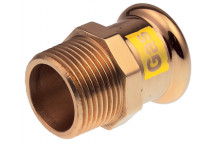 22mmx3/4\" Xpress Copper GAS Straight Male Connector SG3 - 39733