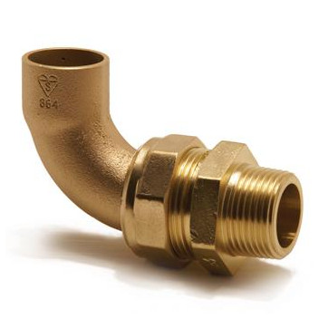 15x1/2\" Endfeed Bent Male Union Adaptor N65 - 89145 15x1/2\" Endfeed Bent Male Union Adaptor N65 - 89145