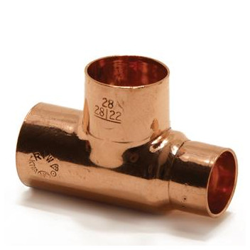 22 x 15mm N26 One End Reduced Tee 22 x 15mm N26 One End Reduced Tee