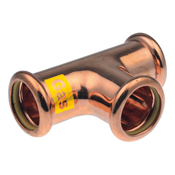 28mm Xpress Copper GAS Equal Tee SG24 - 39852 28mm Xpress Copper GAS Equal Tee SG24 - 39852