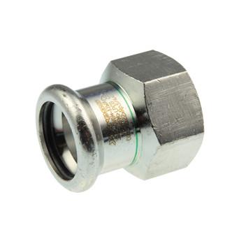 22mmx3/4\" Xpress Stainless Female Straight Connector SS2 - 11647 22mmx3/4\" Xpress Stainless Female Straight Connector SS2 - 11647