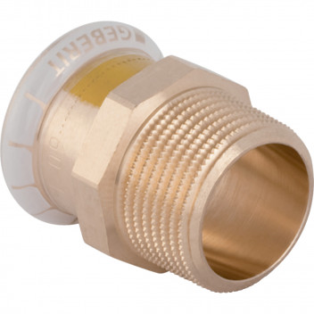 22mmx3/4\" Geberit Mapress 34670 Copper Gas Adaptor With Male Thread 22mmx3/4\" Geberit Mapress 34670 Copper Gas Adaptor With Male Thread