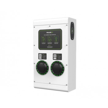 SecuriCharge Smart EV Charger - 2x up to 7.4kW Type 2 Sockets - White SecuriCharge Smart EV Charger - 2x up to 7.4kW Type 2 Sockets - White