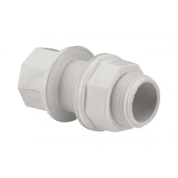 19mm 511.75W White Terrain Straight Tank Connector 19mm 511.75W White Terrain Straight Tank Connector