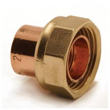 15x3/4\" Endfeed Straight Union Adaptor N68 - 89190 15x3/4\" Endfeed Straight Union Adaptor N68 - 89190