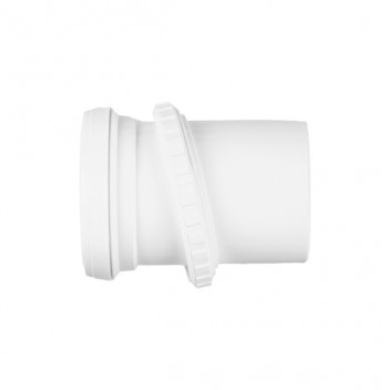 110mm 492.4.5W White 90deg WC Turned Connector Socket Outlet 110mm 492.4.5W White 90deg WC Turned Connector Socket Outlet
