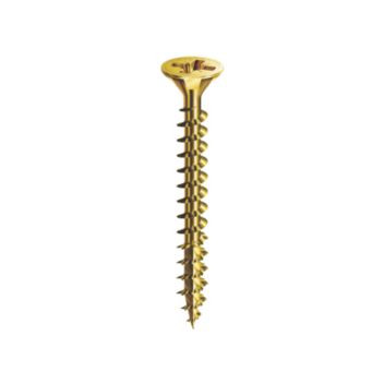 No.10 x 1\" Zinc Plated Countersunk Posidrive Woodscrew No.10 x 1\" Zinc Plated Countersunk Posidrive Woodscrew