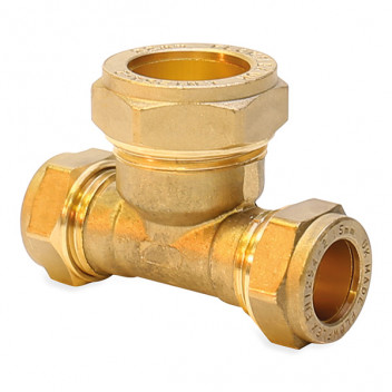 15x15x22mm Compression Reduced Both Ends Tee CM601 15x15x22mm Compression Reduced Both Ends Tee CM601