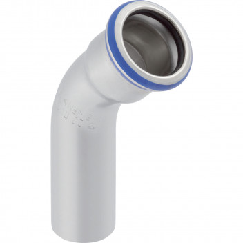 108mm Geberit Mapress 32711 Stainless Steel Plain Ended 45 Degree Bend 108mm Geberit Mapress 32711 Stainless Steel Plain Ended 45 Degree Bend