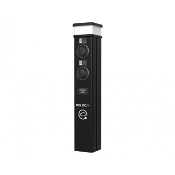 BasicCharge Smart EV Charging Pedestal - 2x up to 22kW 3PH Type 2 Sockets - Bk BasicCharge Smart EV Charging Pedestal - 2x up to 22kW 3PH Type 2 Sockets - Bk