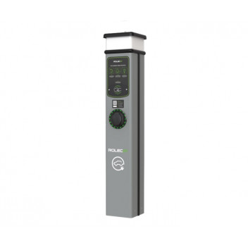 BasicCharge Smart EV Charging Pedestal - 1x up to 7.4kW Type 2 Socket - Grey BasicCharge Smart EV Charging Pedestal - 1x up to 7.4kW Type 2 Socket - Grey