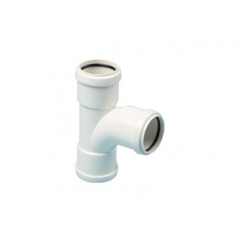 50mm 304.15.91W White Terrain Pushlock Swept Tee 50mm 304.15.91W White Terrain Pushlock Swept Tee