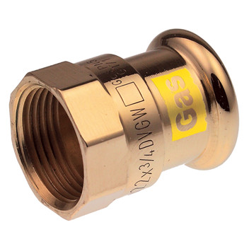 15mmx1/2\" Xpress Copper GAS Straight Female Connector SG2 - 39720 15mmx1/2\" Xpress Copper GAS Straight Female Connector SG2 - 39720