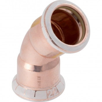 28mm Geberit Mapress 34517 Copper Gas 45 Degree Bend 28mm Geberit Mapress 34517 Copper Gas 45 Degree Bend