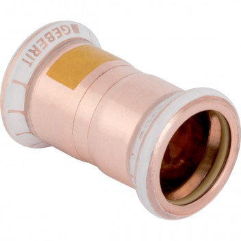 18mm Geberit Mapress 34602 Copper Gas Coupling 18mm Geberit Mapress 34602 Copper Gas Coupling